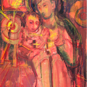 Pascal Durand, Vierge à l'enfant, s.d. © CEE-MAHHSA Dominique Baliko